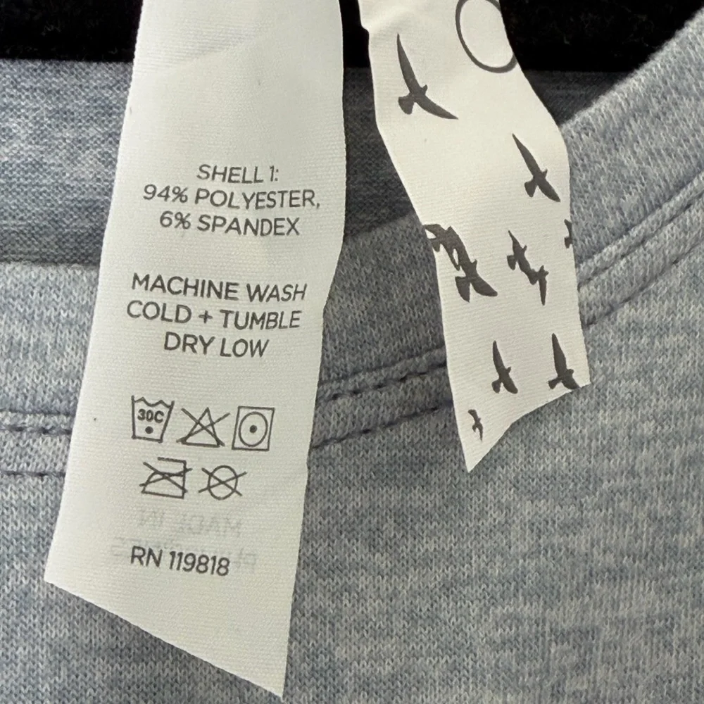 Oiselle Blue Bird Print Performance Tank Top Size 10 - Picture 5 of 7